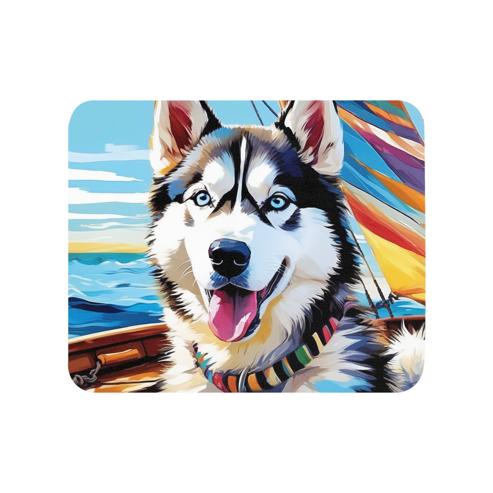 PugMug Custom Siberian Husky Mouse Pad