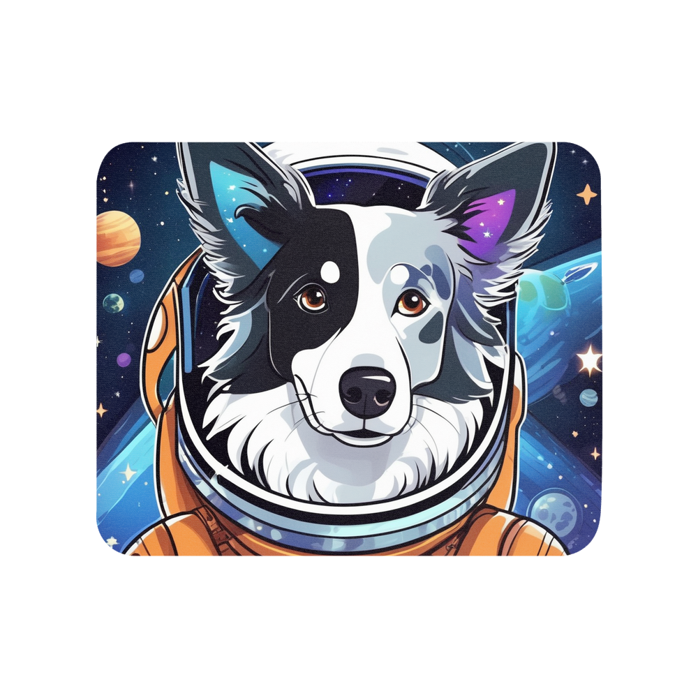 PugMug Custom Blue Merle Border Collie Mouse Pad