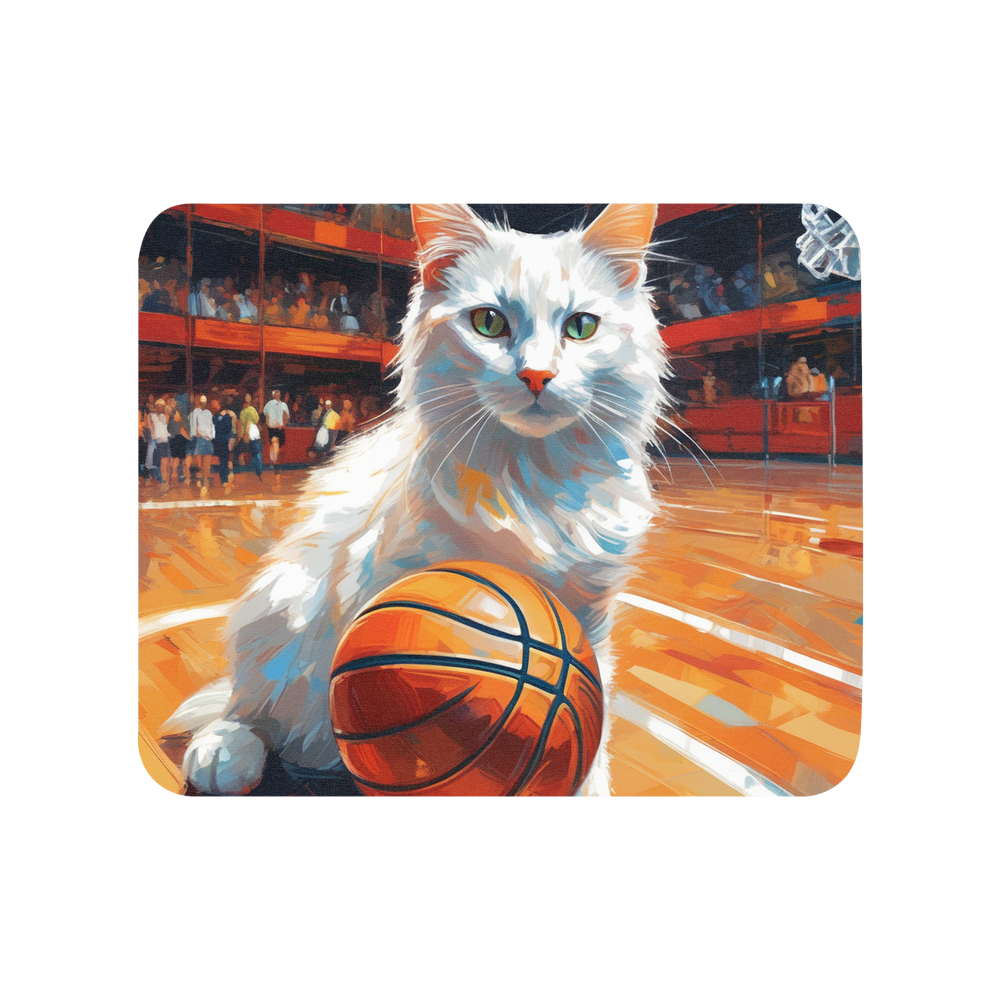 PugMug Custom White Companion Cat Mouse Pad