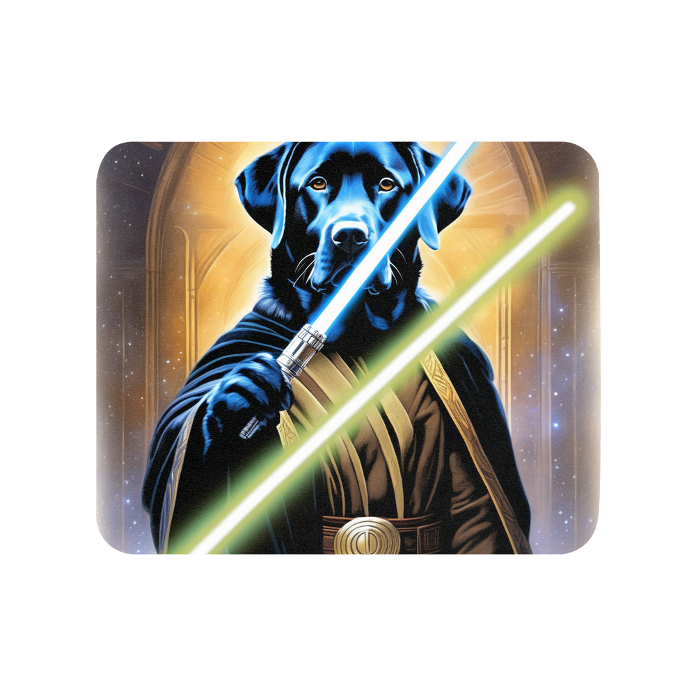 PugMug Custom Black Labrador Retriever Mouse Pad