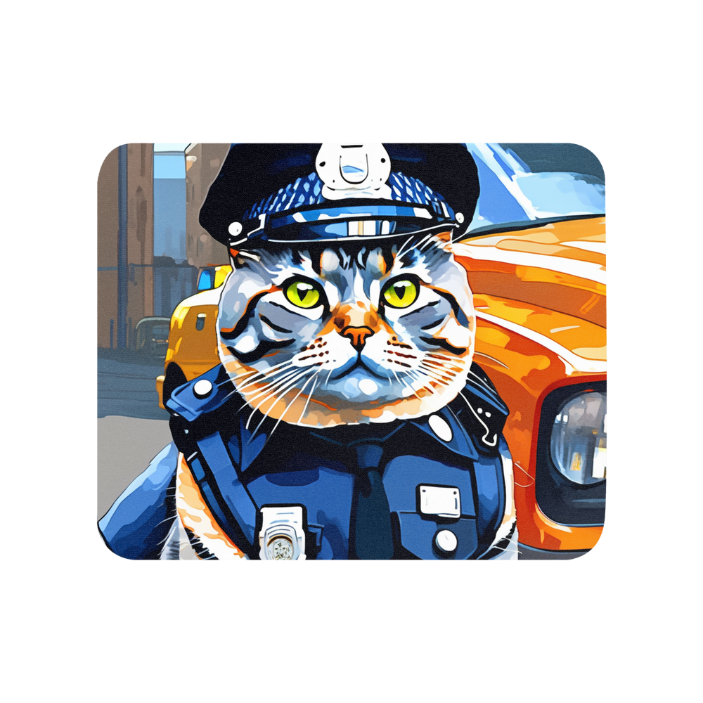 PugMug Custom Tabby British Shorthair Cat Mouse Pad