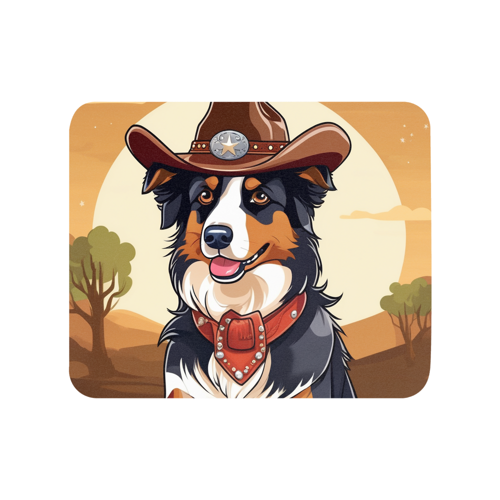 PugMug Custom Australian Shepherd Dog Mouse Pad