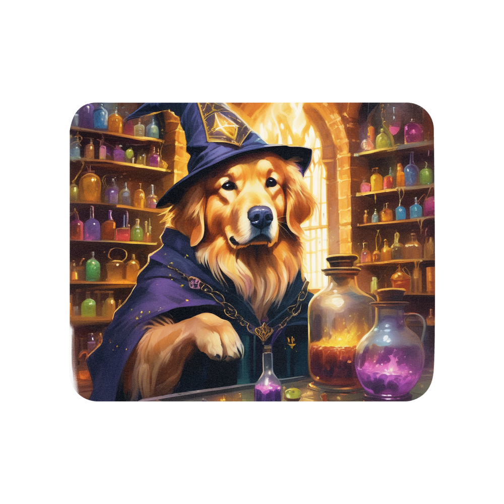 PugMug Custom Golden Retriever Mouse Pad