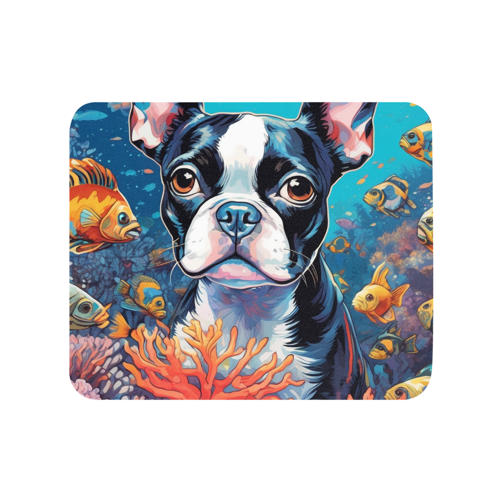 PugMug Custom Boston Terrier Mouse Pad