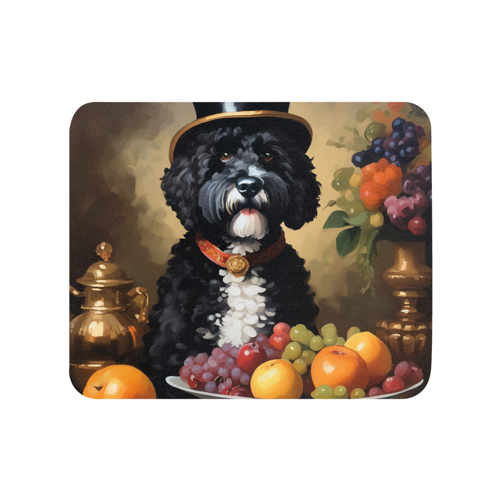 PugMug Custom Portuguese Water Dog Mouse Pad