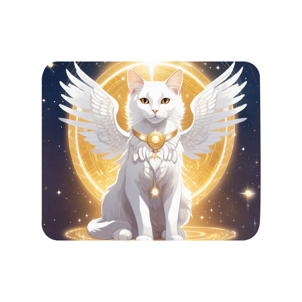 PugMug Custom White Companion Cat Mouse Pad