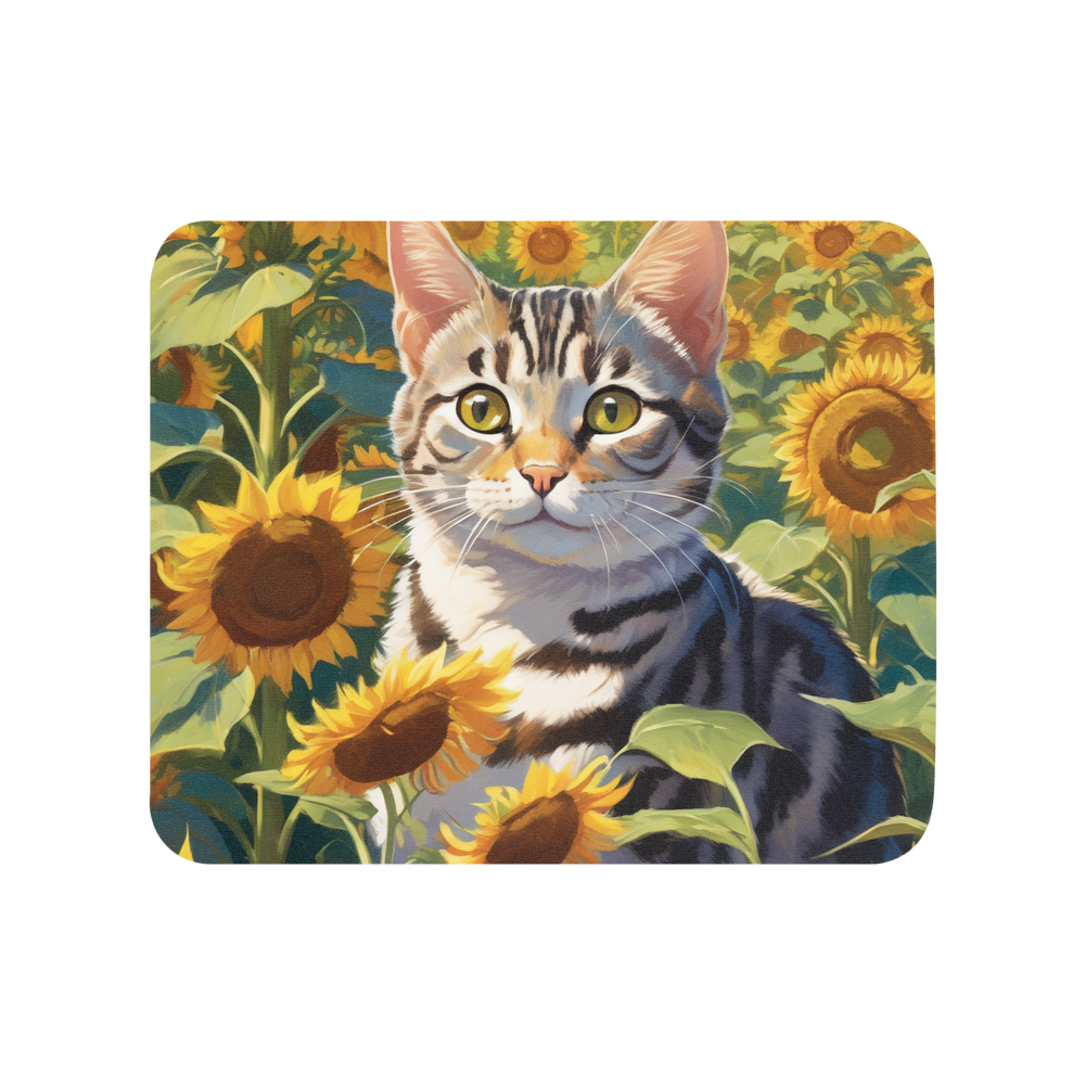 PugMug Custom Tabby American Shorthair Cat Mouse Pad
