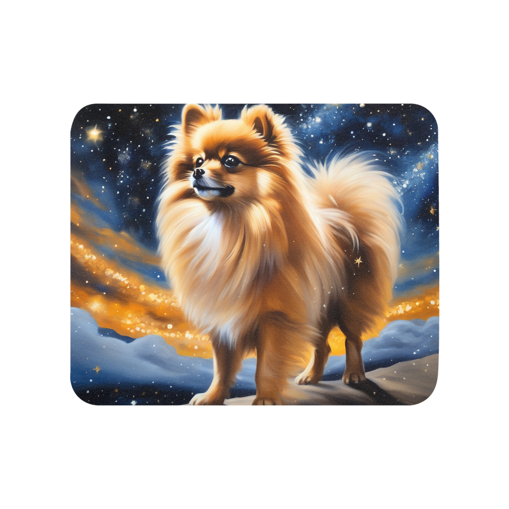 PugMug Custom Tan Pomeranian Mouse Pad