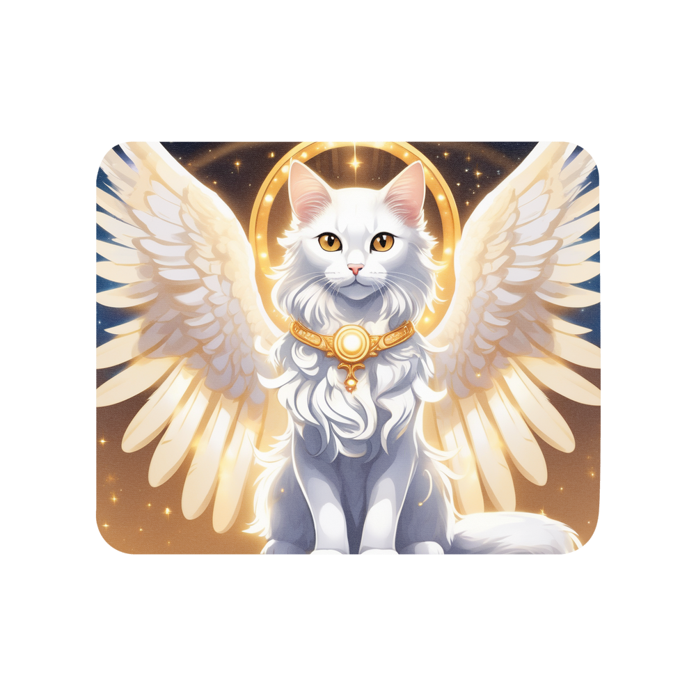 PugMug Custom White Companion Cat Mouse Pad