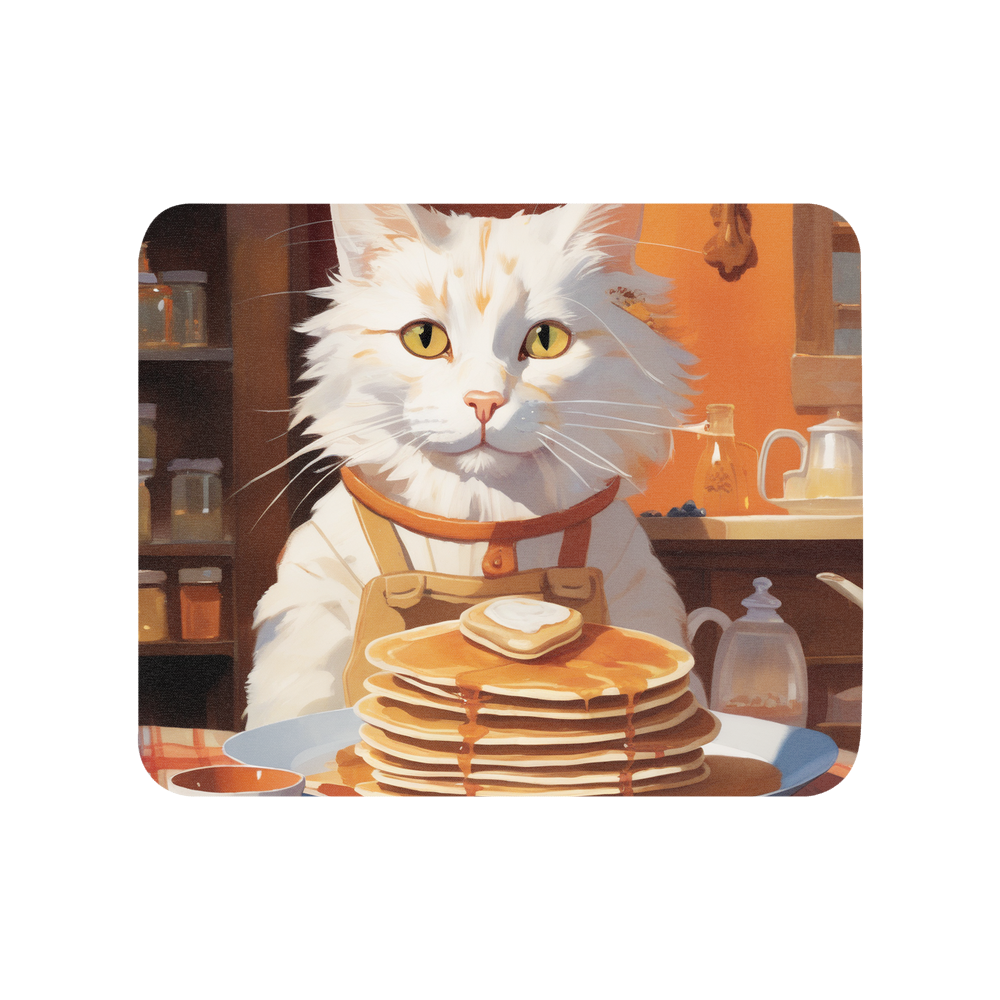 PugMug Custom White Companion Cat Mouse Pad