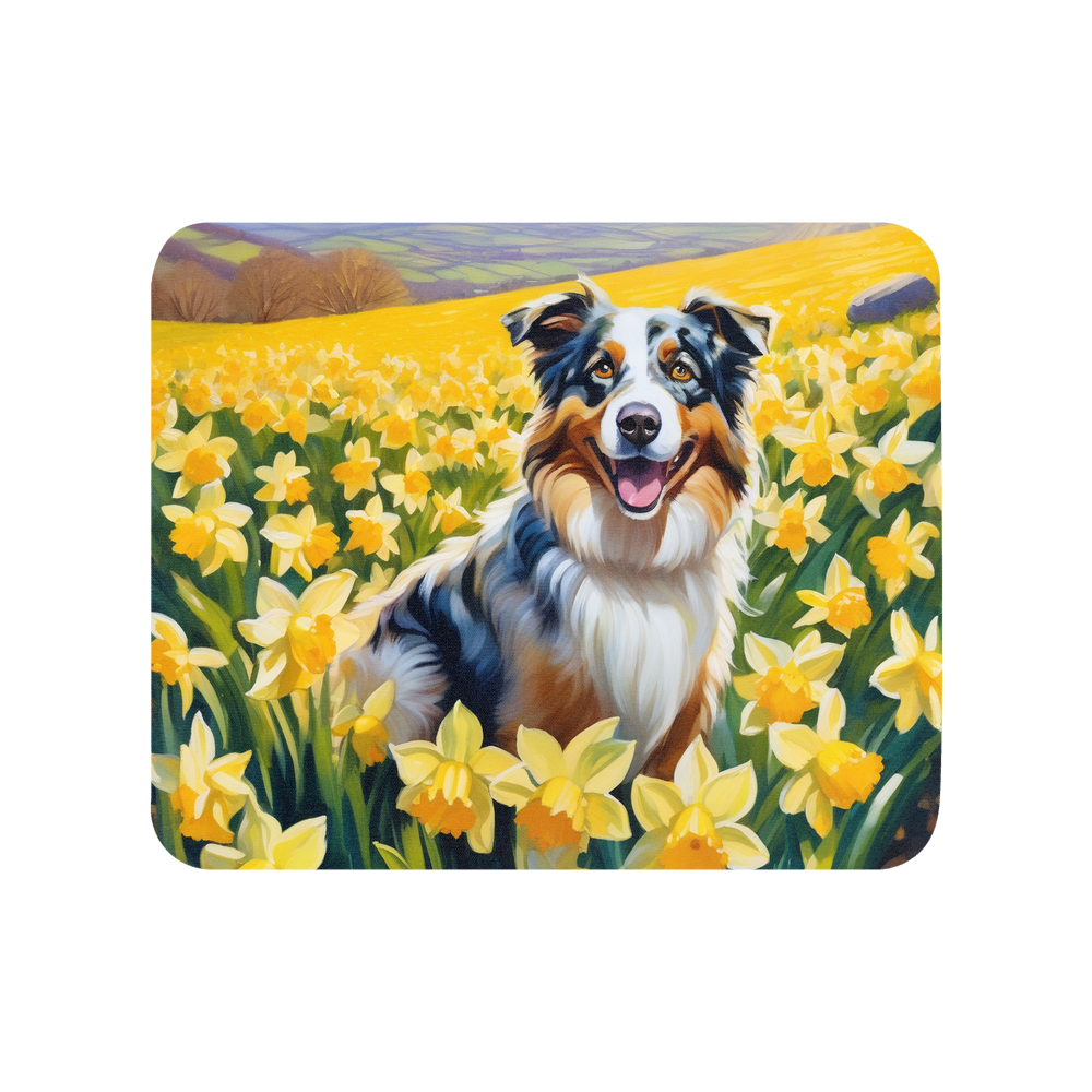 PugMug Custom Australian Shepherd Dog Mouse Pad