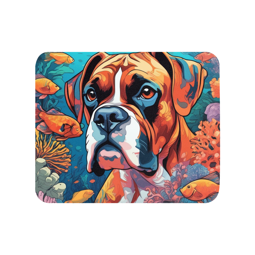 PugMug Custom Boxer Dog Mouse Pad