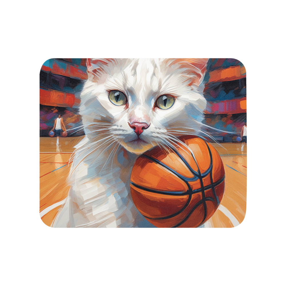 PugMug Custom White Exotic Cat Mouse Pad