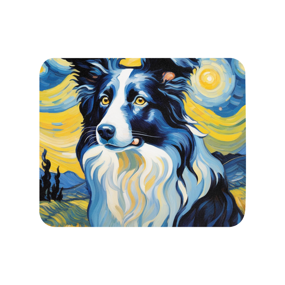 PugMug Custom Border Collie Mouse Pad