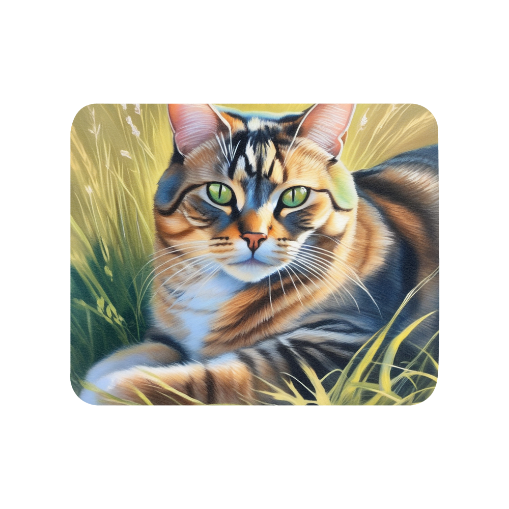 PugMug Custom Tabby Exotic Cat Mouse Pad