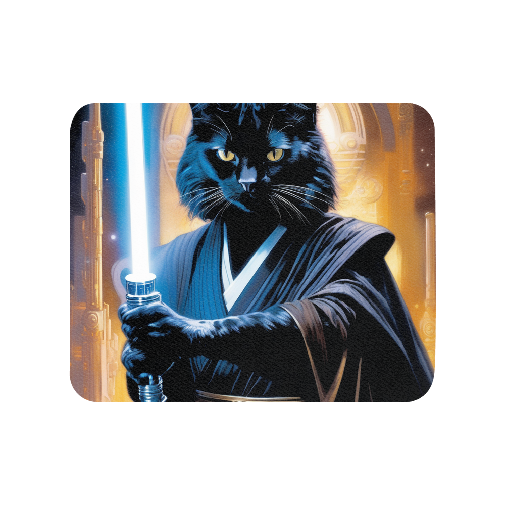 PugMug Custom Black Exotic Cat Mouse Pad