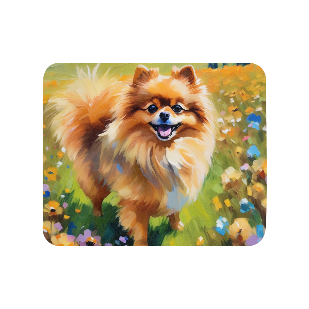 PugMug Custom Tan Pomeranian Mouse Pad
