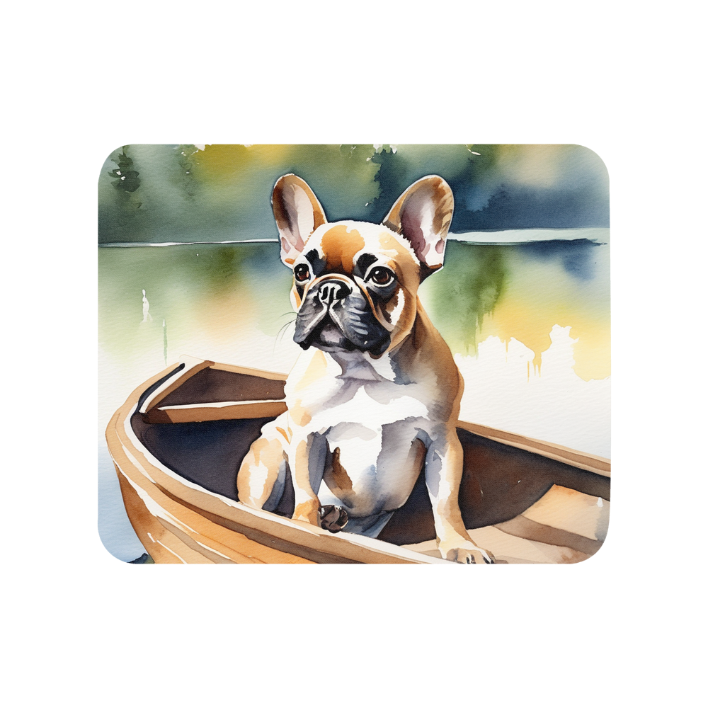 PugMug Custom Tan French Bulldog Mouse Pad