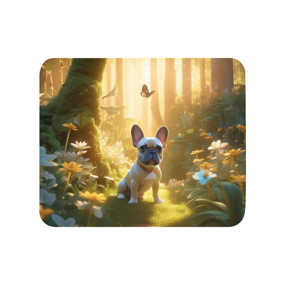 PugMug Custom Tan French Bulldog Mouse Pad