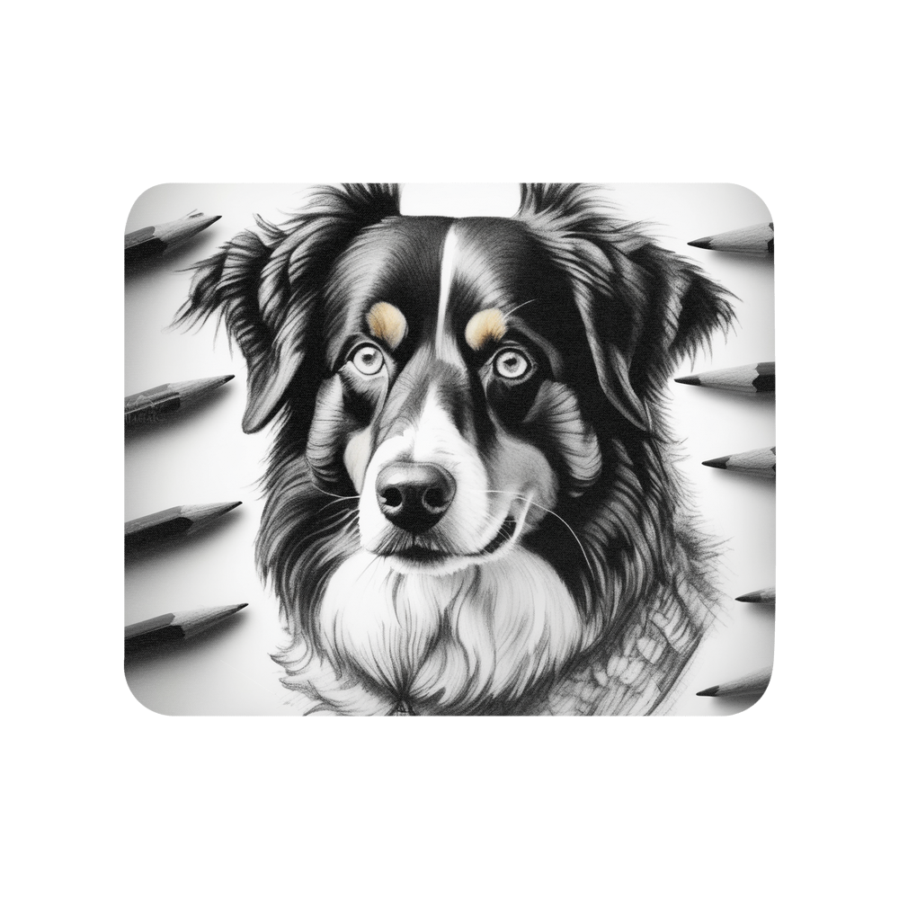 PugMug Custom Miniature American Shepherd Mouse Pad