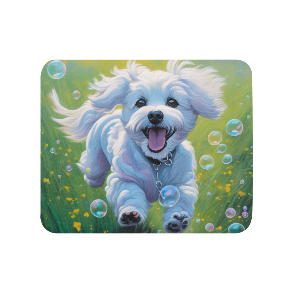 PugMug Custom Bichons Frise Mouse Pad
