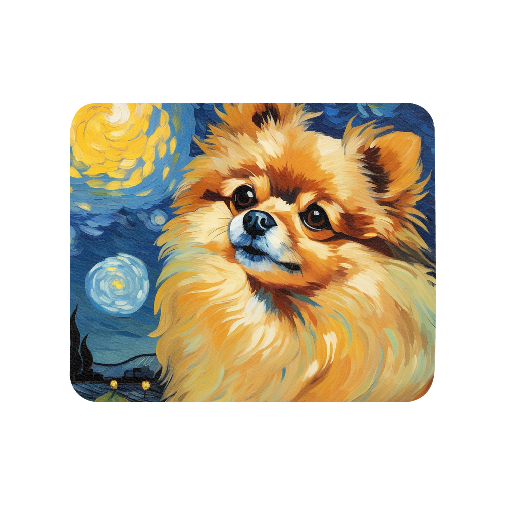 PugMug Custom Tan Pomeranian Mouse Pad