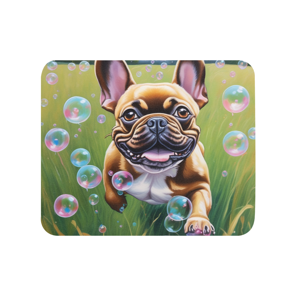 PugMug Custom Tan French Bulldog Mouse Pad