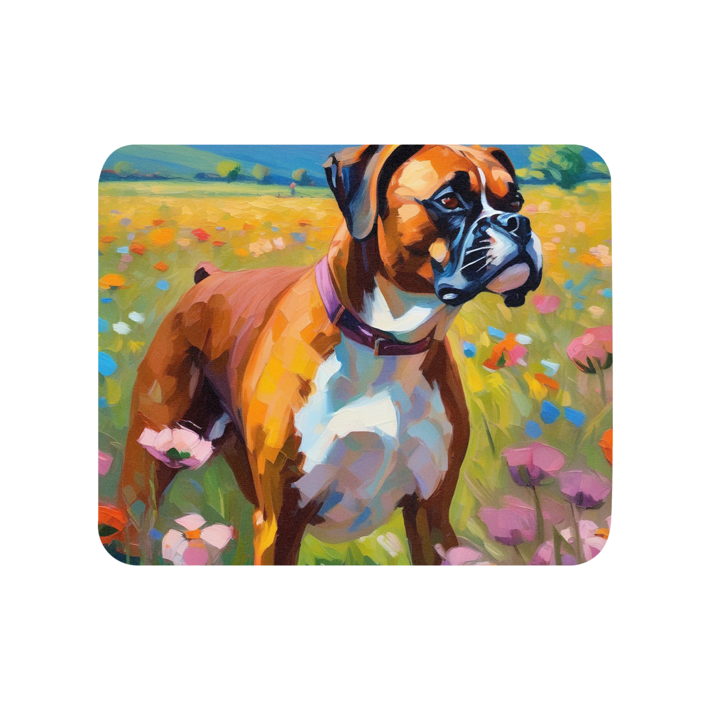 PugMug Custom Boxer Dog Mouse Pad