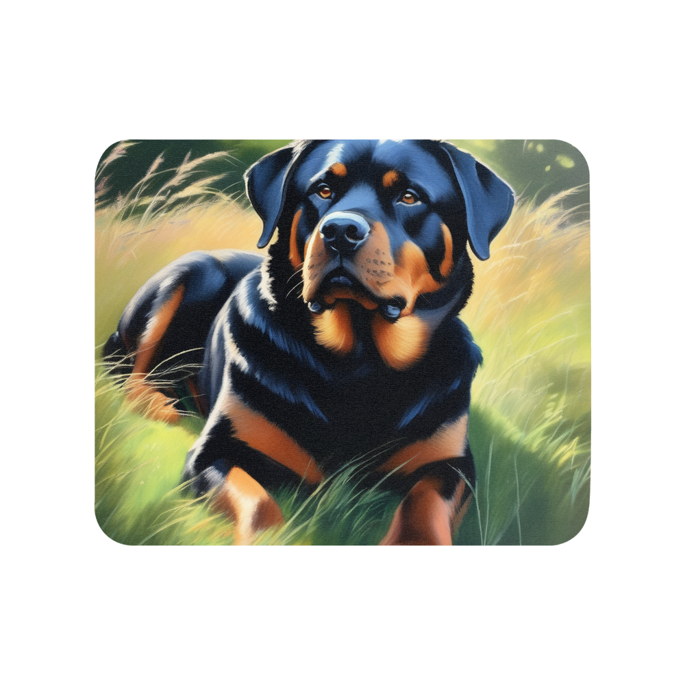 PugMug Custom Rottweiler Mouse Pad