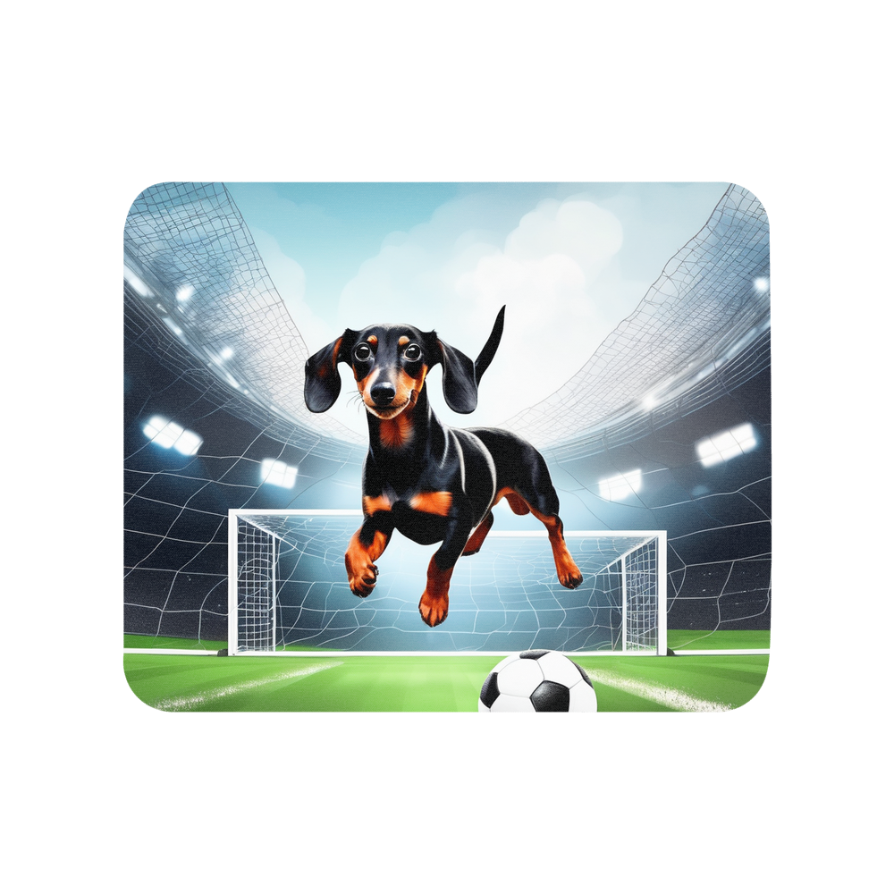 PugMug Custom Black Dachshund Mouse Pad