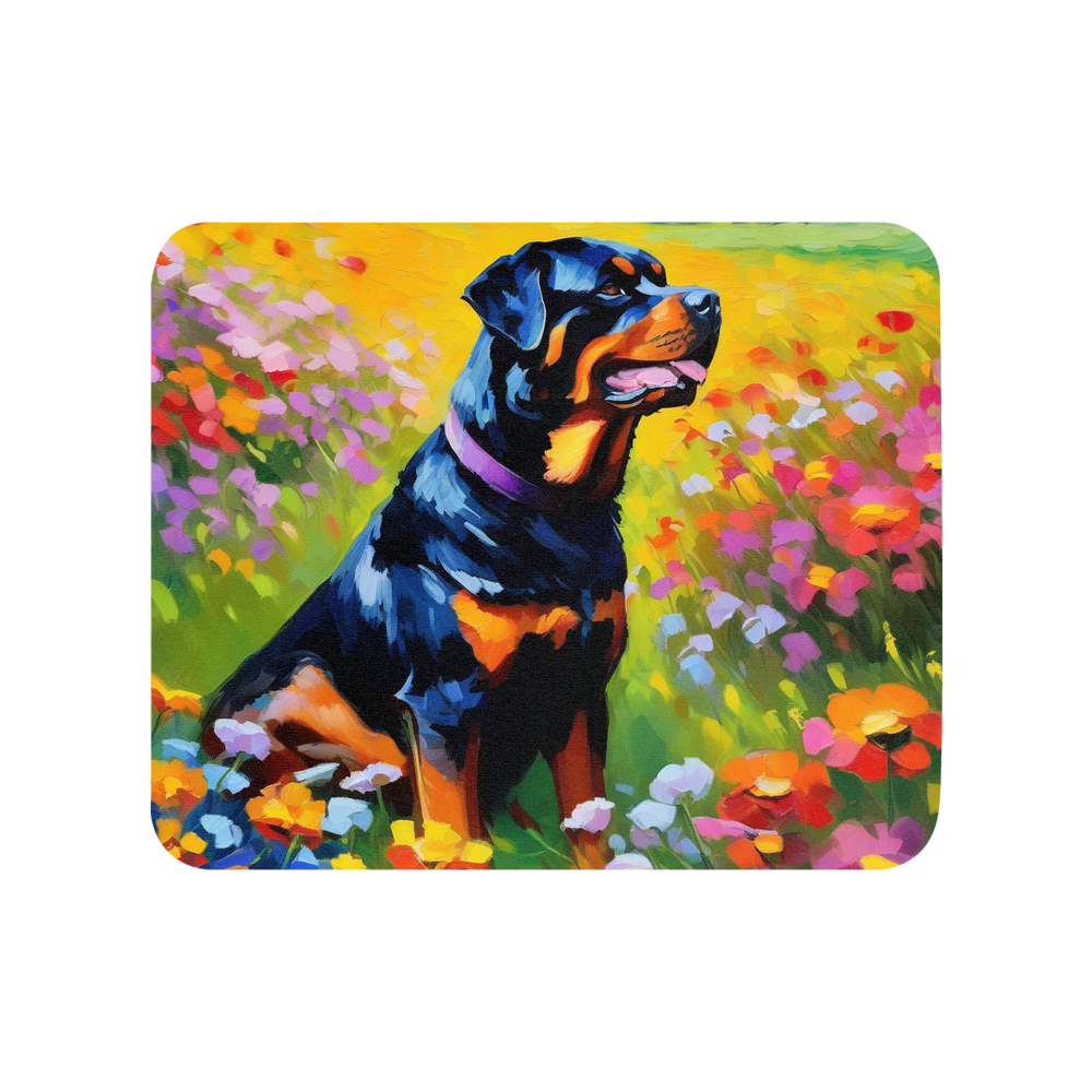 PugMug Custom Rottweiler Mouse Pad