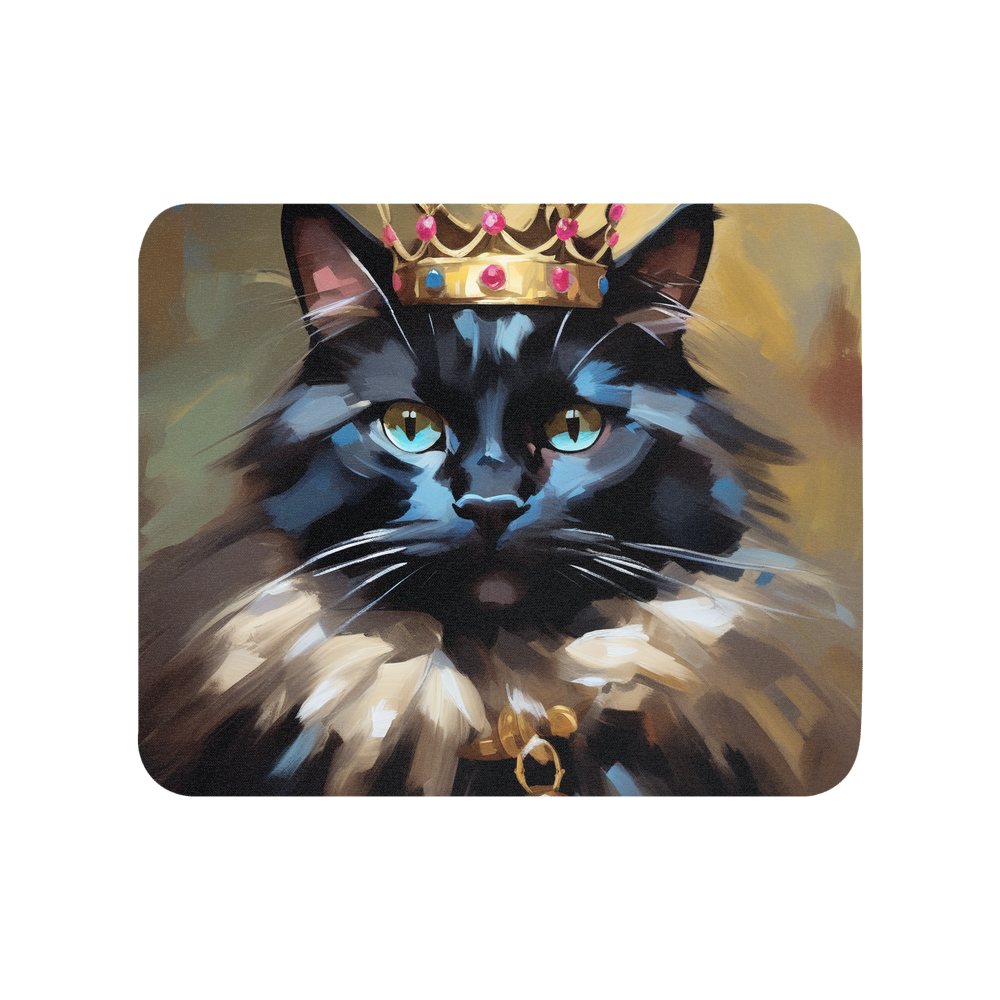 PugMug Custom Black Ragdoll Cat Mouse Pad