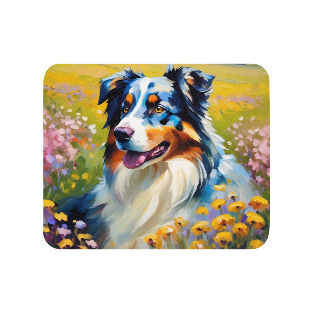 PugMug Custom Australian Shepherd Dog Mouse Pad