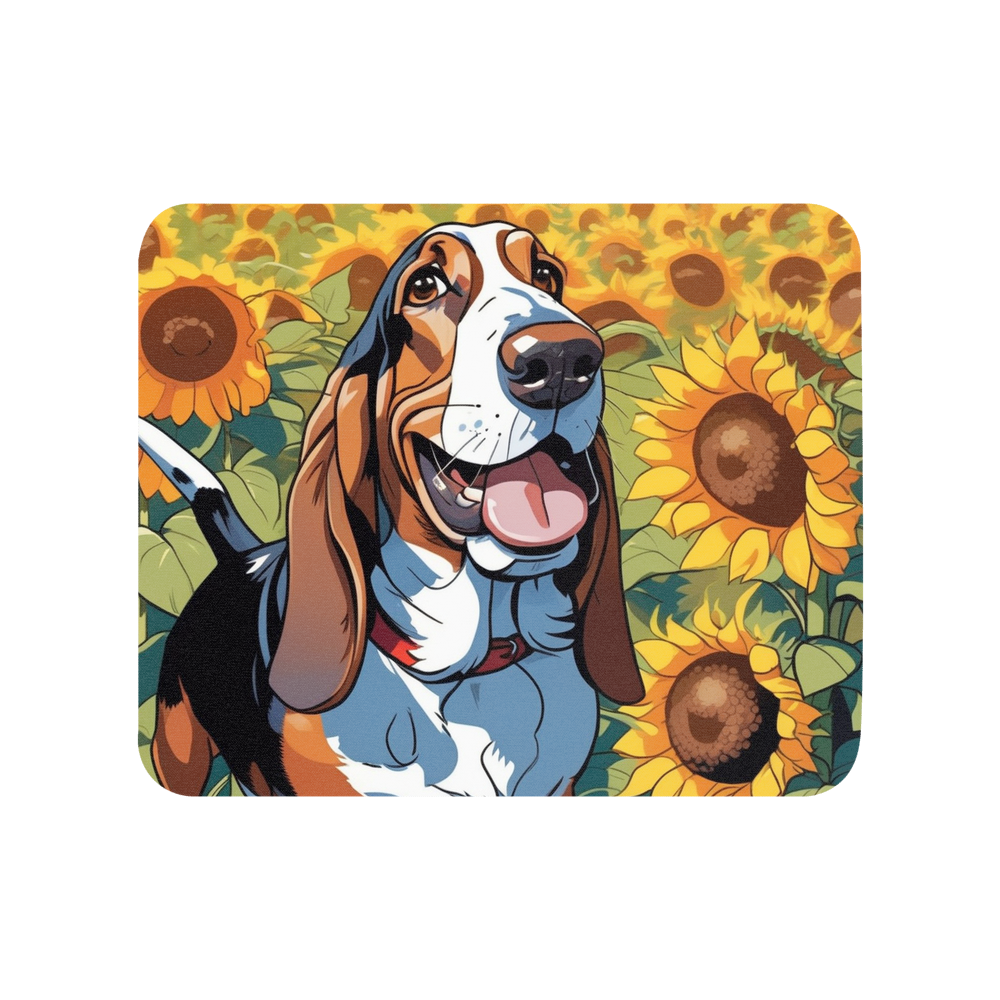 PugMug Custom Basset Hound Mouse Pad