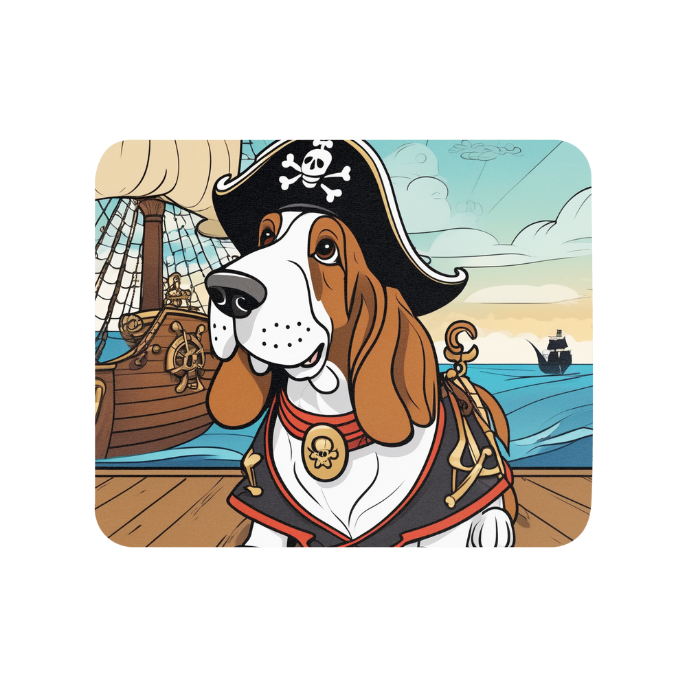 PugMug Custom Basset Hound Mouse Pad