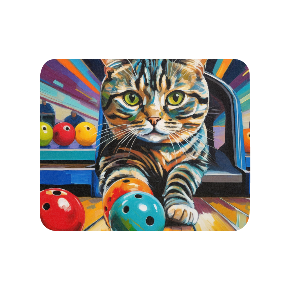 PugMug Custom Tabby Scottish Fold Cat Mouse Pad