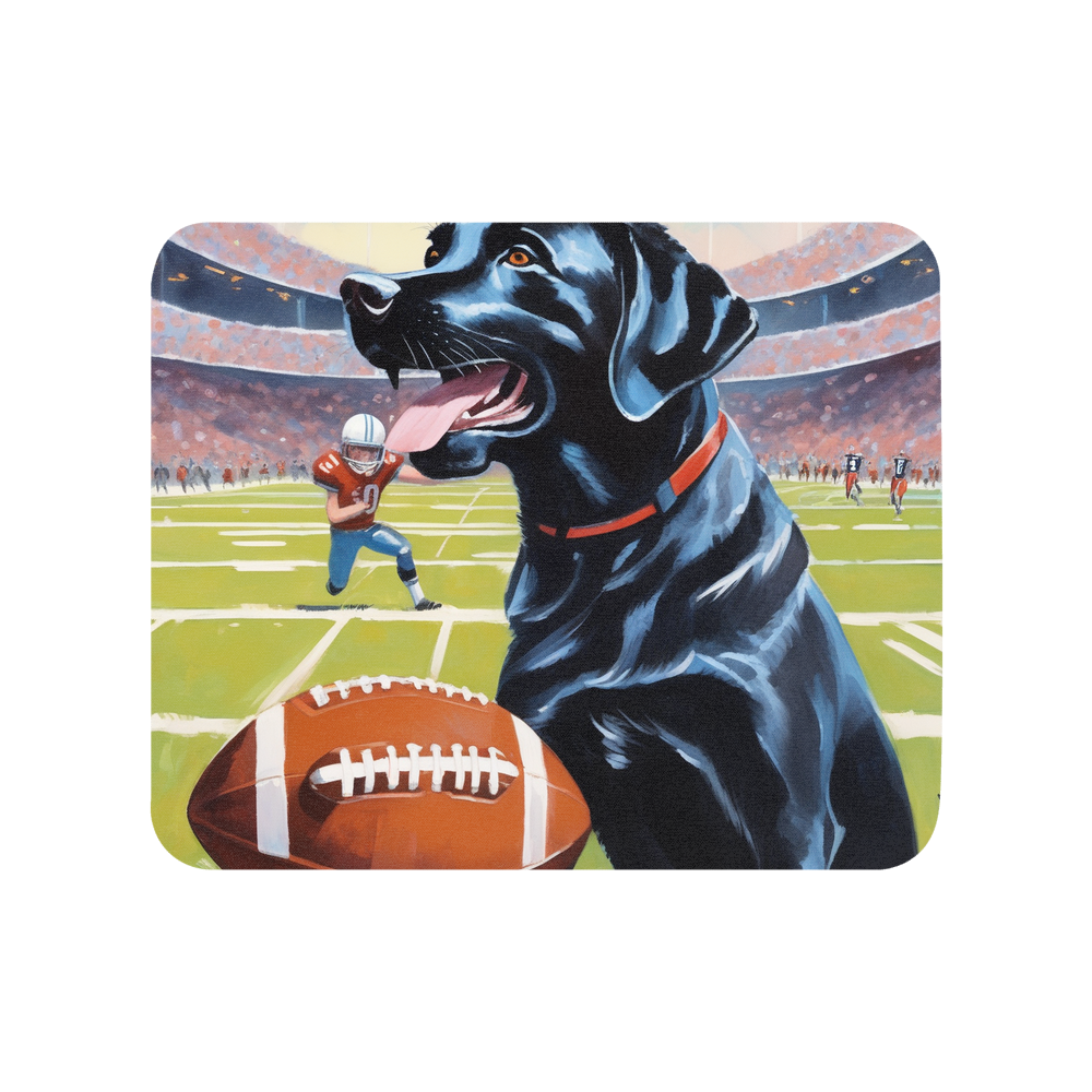 PugMug Custom Black Labrador Retriever Mouse Pad