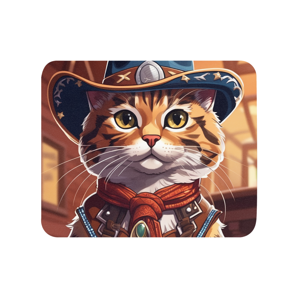 PugMug Custom Tabby Exotic Cat Mouse Pad