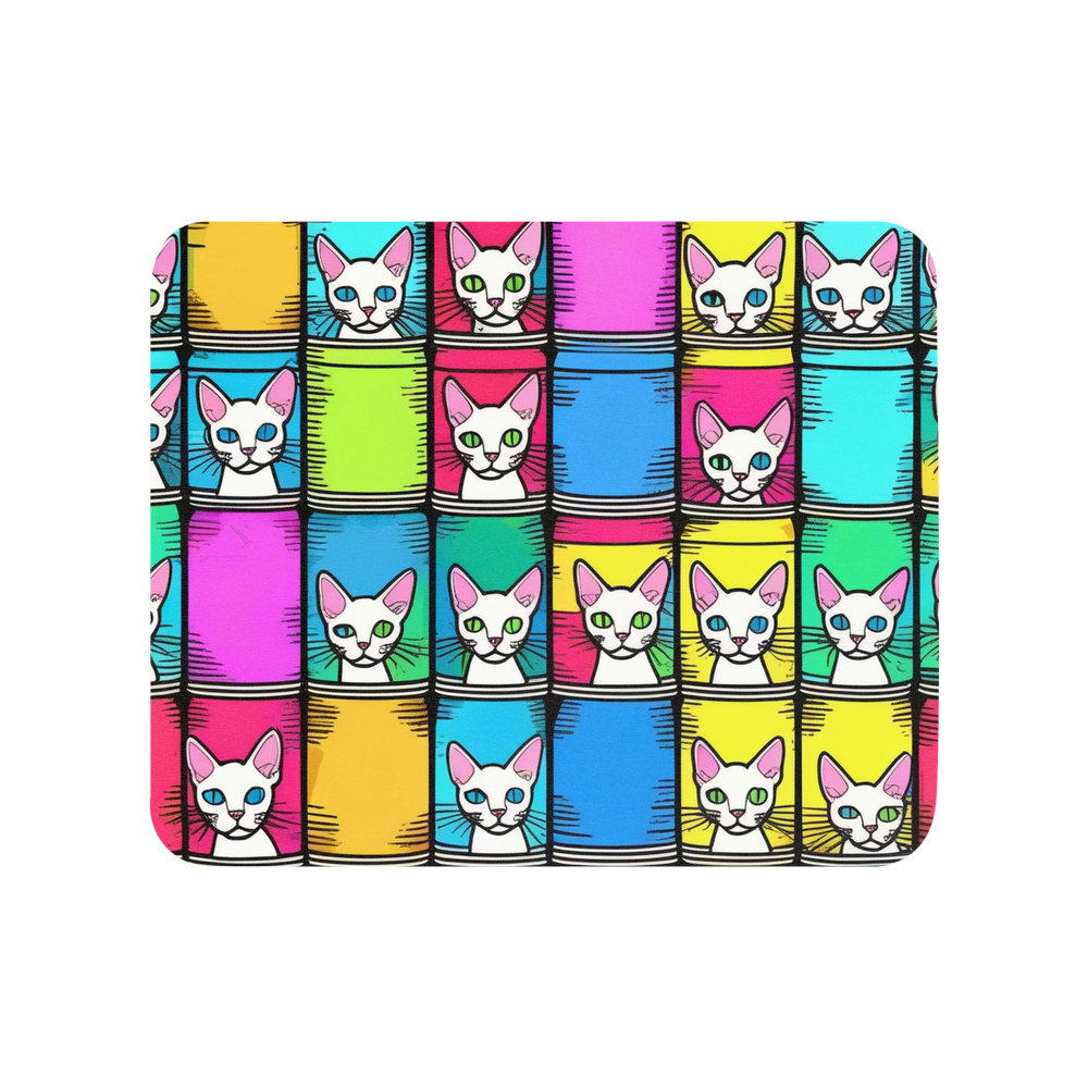 PugMug Custom Tabby Devon Rex Cat Mouse Pad