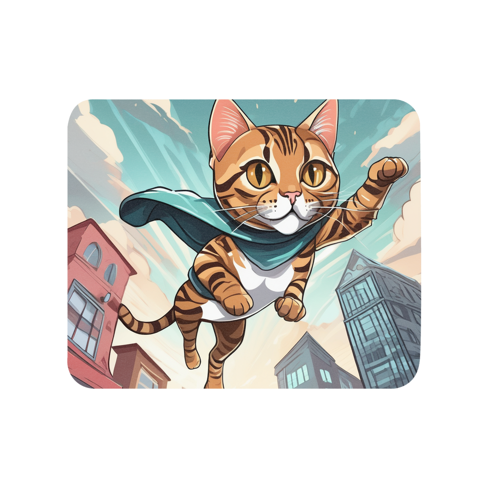 PugMug Custom Tabby Exotic Cat Mouse Pad
