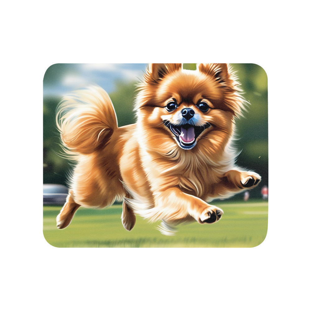 PugMug Custom Tan Pomeranian Mouse Pad