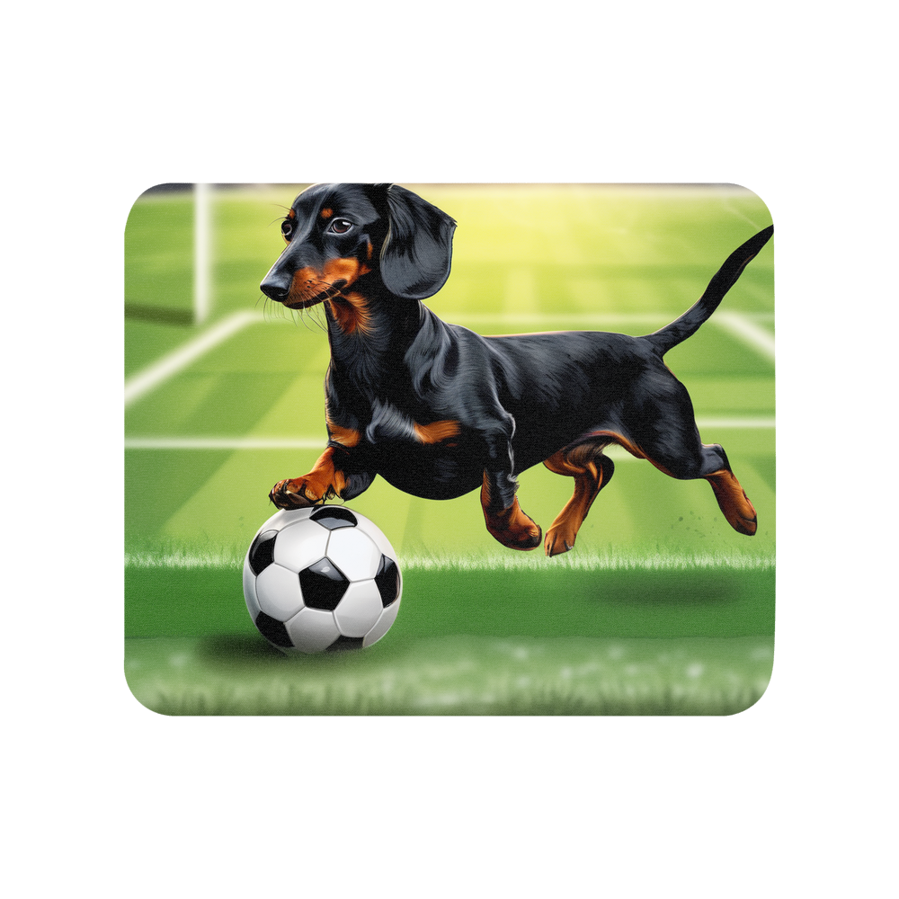 PugMug Custom Black Dachshund Mouse Pad