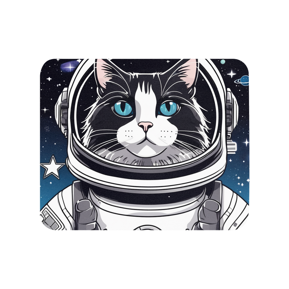 PugMug Custom Black Ragdoll Cat Mouse Pad