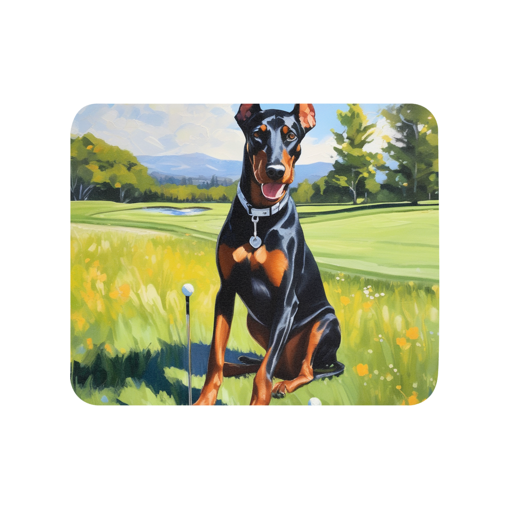 PugMug Custom Doberman Pinscher Mouse Pad
