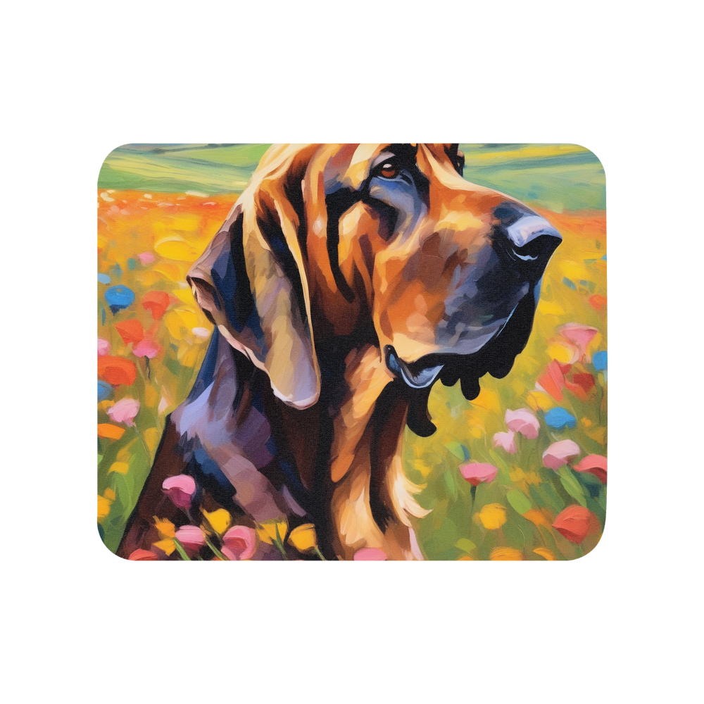 PugMug Custom Bloodhound Mouse Pad