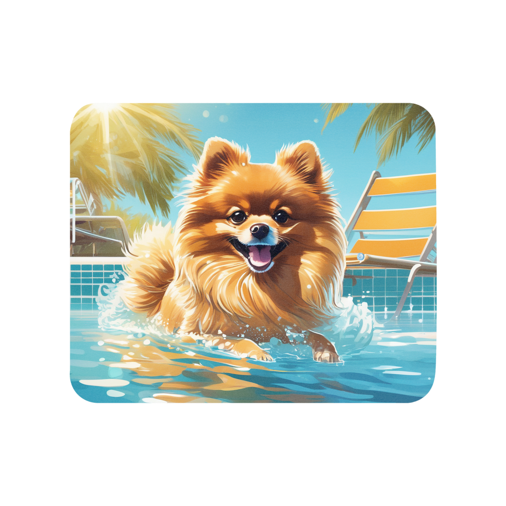 PugMug Custom Tan Pomeranian Mouse Pad