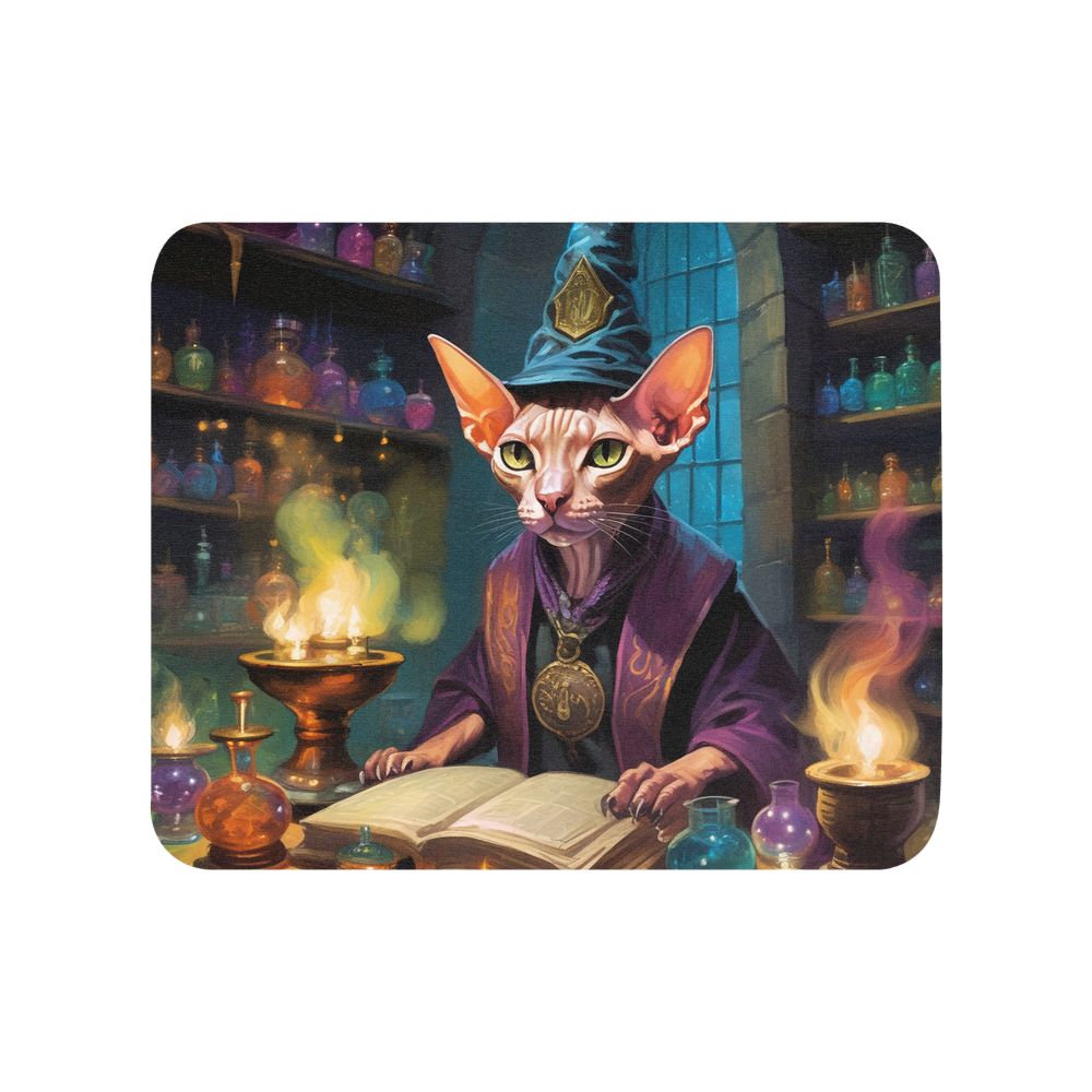 PugMug Custom Tabby Sphynx Cat Mouse Pad