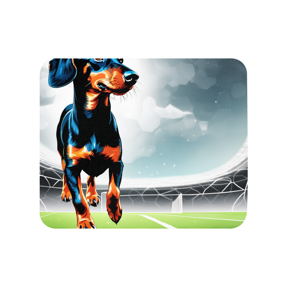 PugMug Custom Black Dachshund Mouse Pad