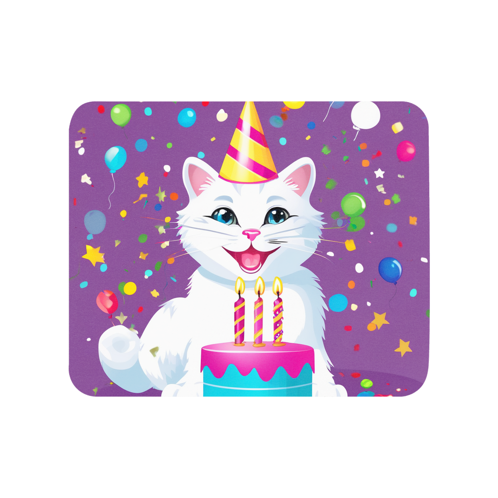 PugMug Custom White Companion Cat Mouse Pad