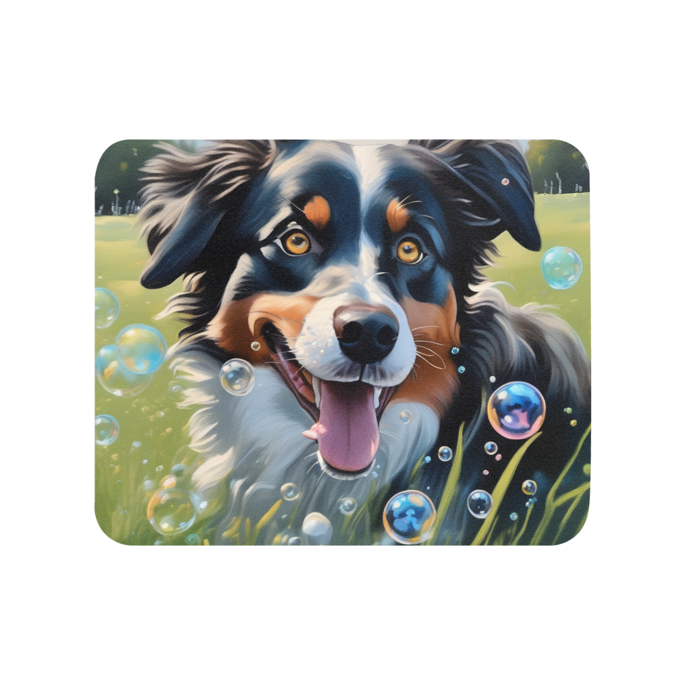 PugMug Custom Miniature American Shepherd Mouse Pad